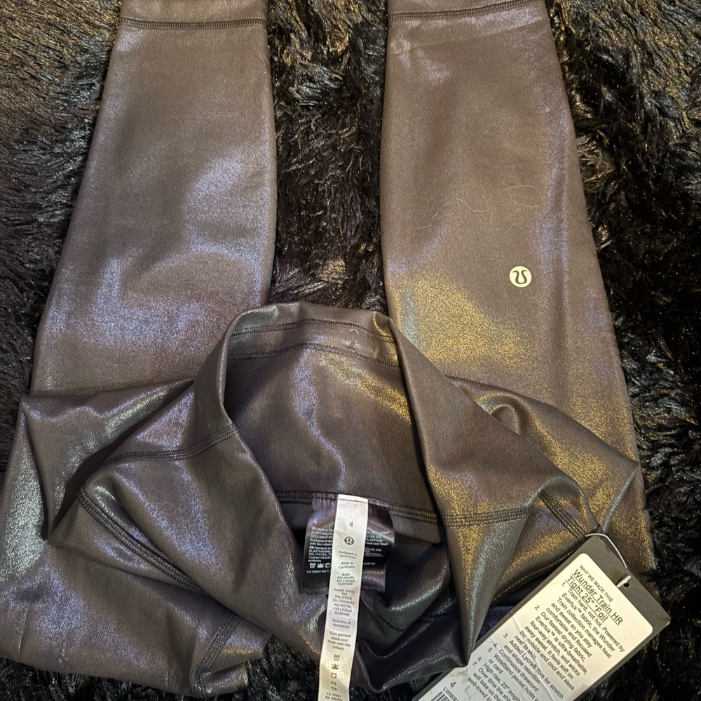 lululemon athletica Shimmering Black Leggings